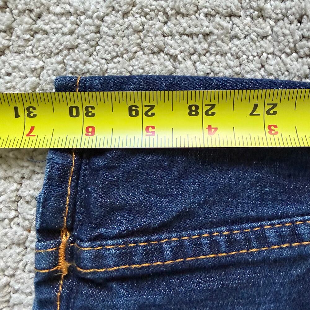 Vintage Y2K True Religion Womens Low Rise Flare Jeans Size 26 Dark Wash - Picture 11 of 11